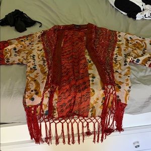 Beach by Exist patterned kimono